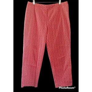 Susan Bristol sz 16 Red & White Pant